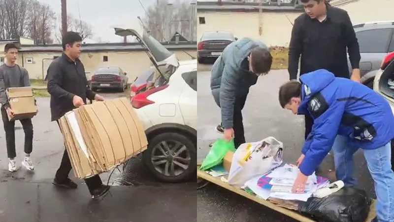 Ребята из Дедовска собрали макулатуру, чтобы помочь больному мальчику