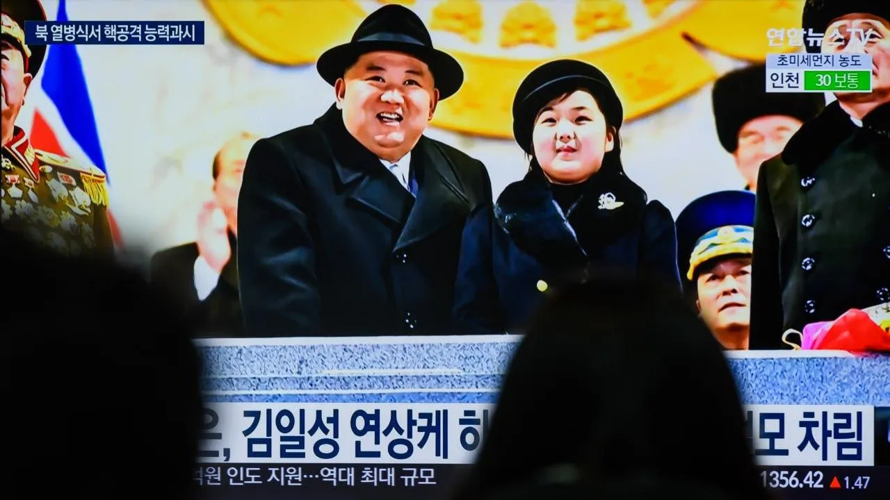 Kim Jae-Hwan/Keystone Press Agency/Ким Чен Ын с дочерью