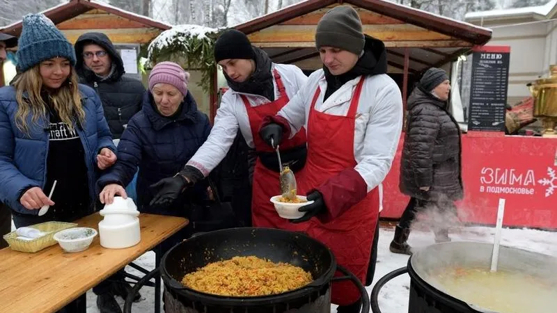 Десять тысяч человек побывали на рождественском гастрофестивале в Балашихе