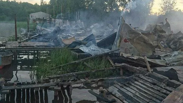 «Маленькая Венеция» сгорела в Дубне