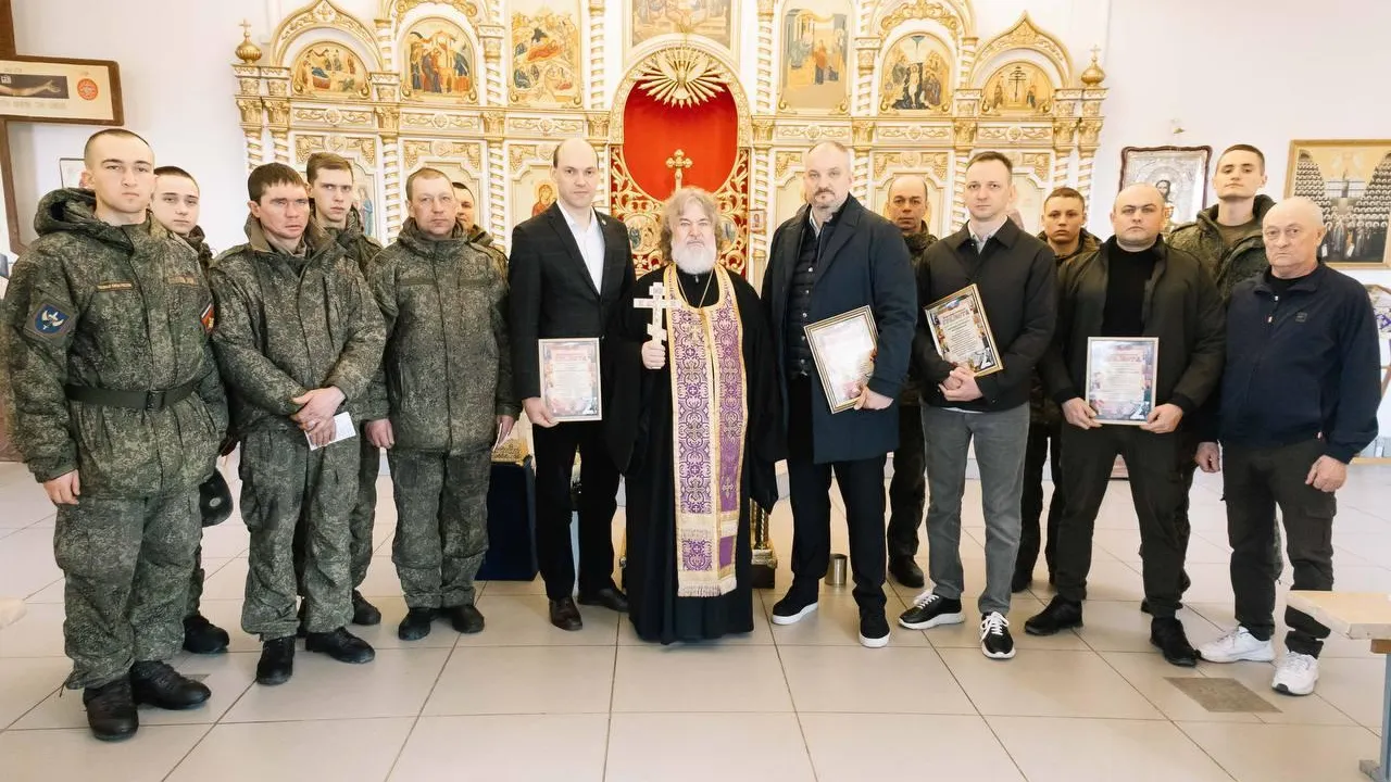 В каширском храме Петра и Февронии прошел молебен об участниках СВО