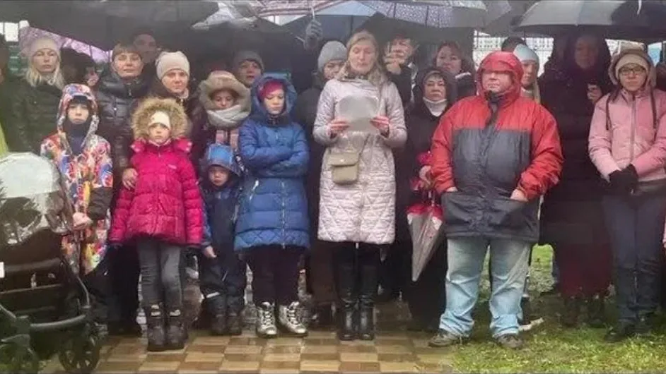 кадр из видеообращения инициативной группы г. Дзержинский