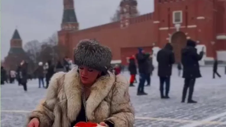 Та самая фотосессия. Скриншот из видео в ТГ-канале «Подмосковье сегодня»