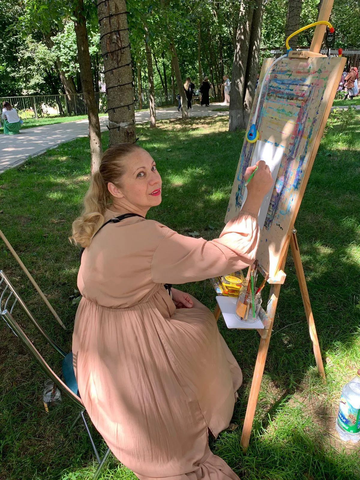 Хавива Фонина / Светлана Евтушенко проводит мастер-класс по живописи