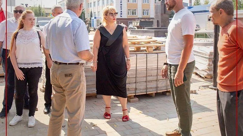 Реконструкция привокзальной площади Электростали выполнена более чем наполовину