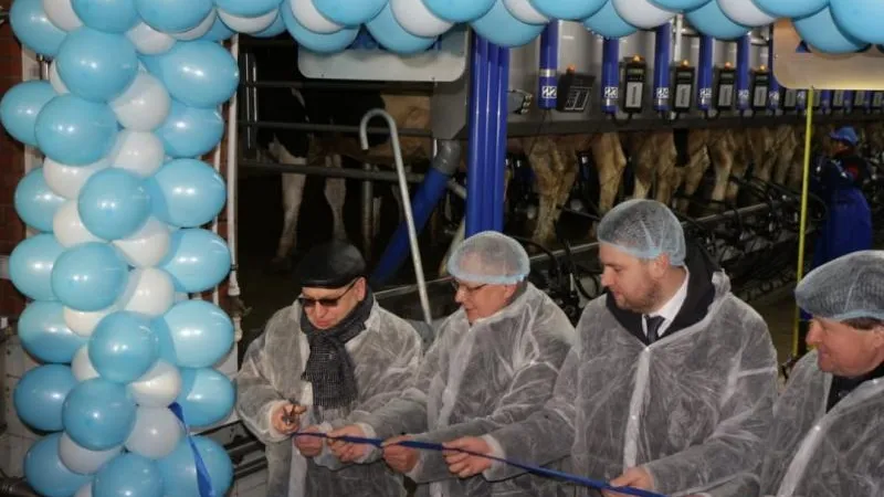 Модернизированная ферма открылась на базе племзавода «Пойма» в Луховицах