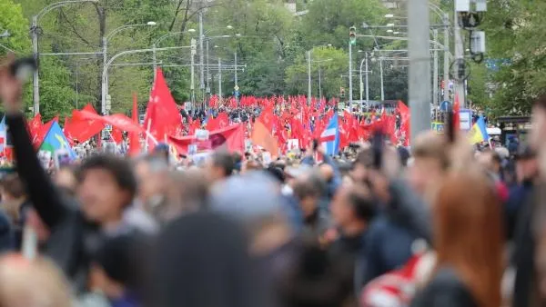 Акция «Бессмертный полк» состоялась в Белграде