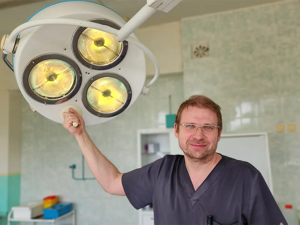 Травматолог Иванов, который помог жительнице сохранить палец Фото: МедиаБанк Подмосковья/Валентина Максимова