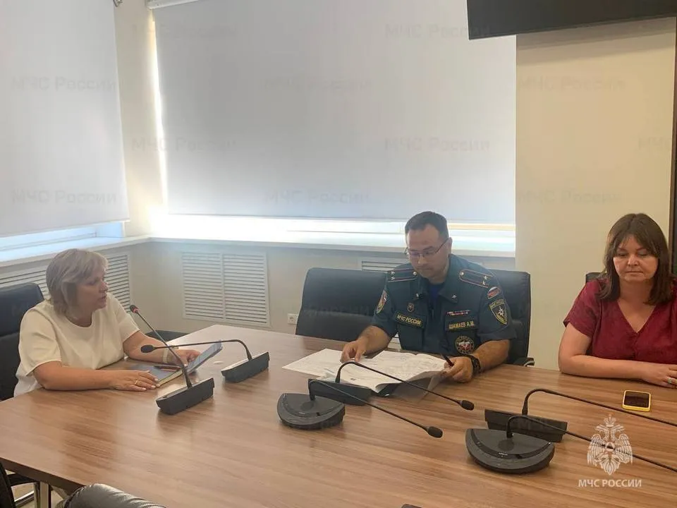 Начальник отдела надзорной деятельности Алексей Шамаев. Фото: t.me/mchs_mo