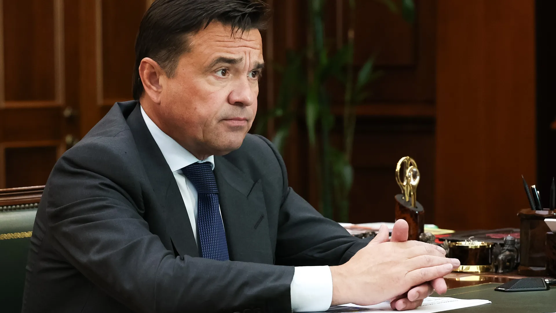 Андрей Воробьев провел рабочую встречу с главой г.о. Котельники