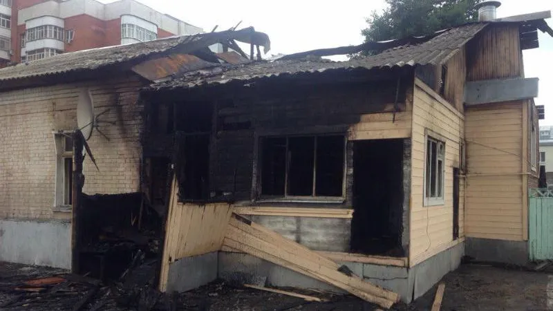 Памятник архитектуры 19 века сожгли в Коломне