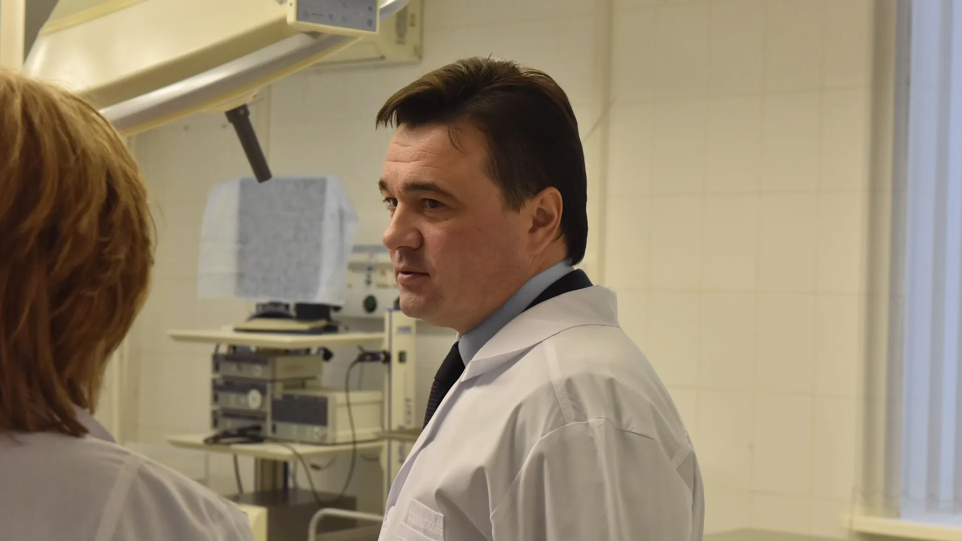 А. Воробьев посетил районную больницу № 1 в Чехове