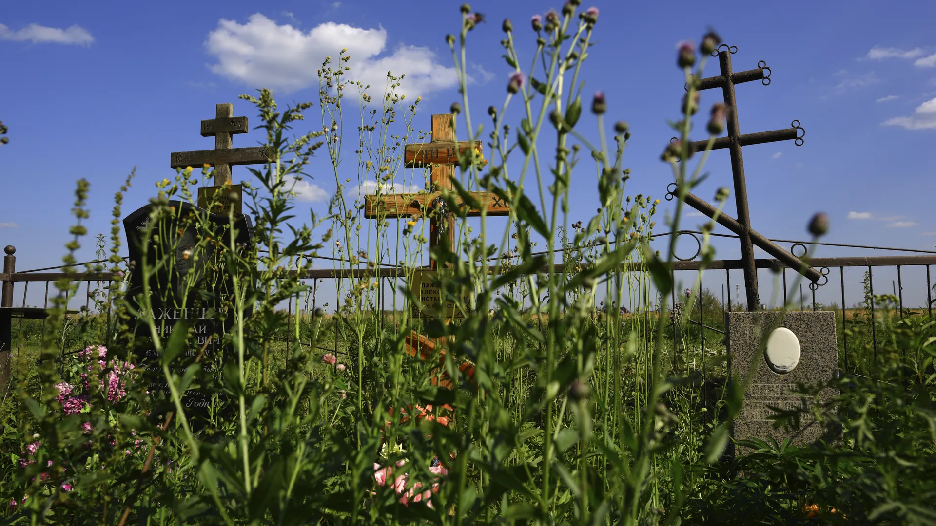 Кладбище в деревне Поповка Троицкого административного округа
