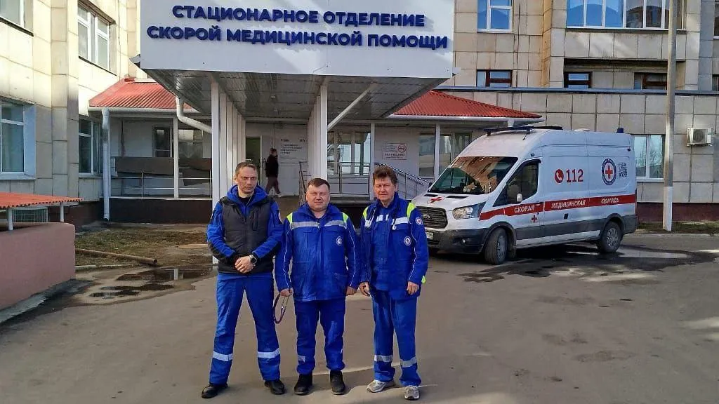 Медики Подмосковной скорой в Курске