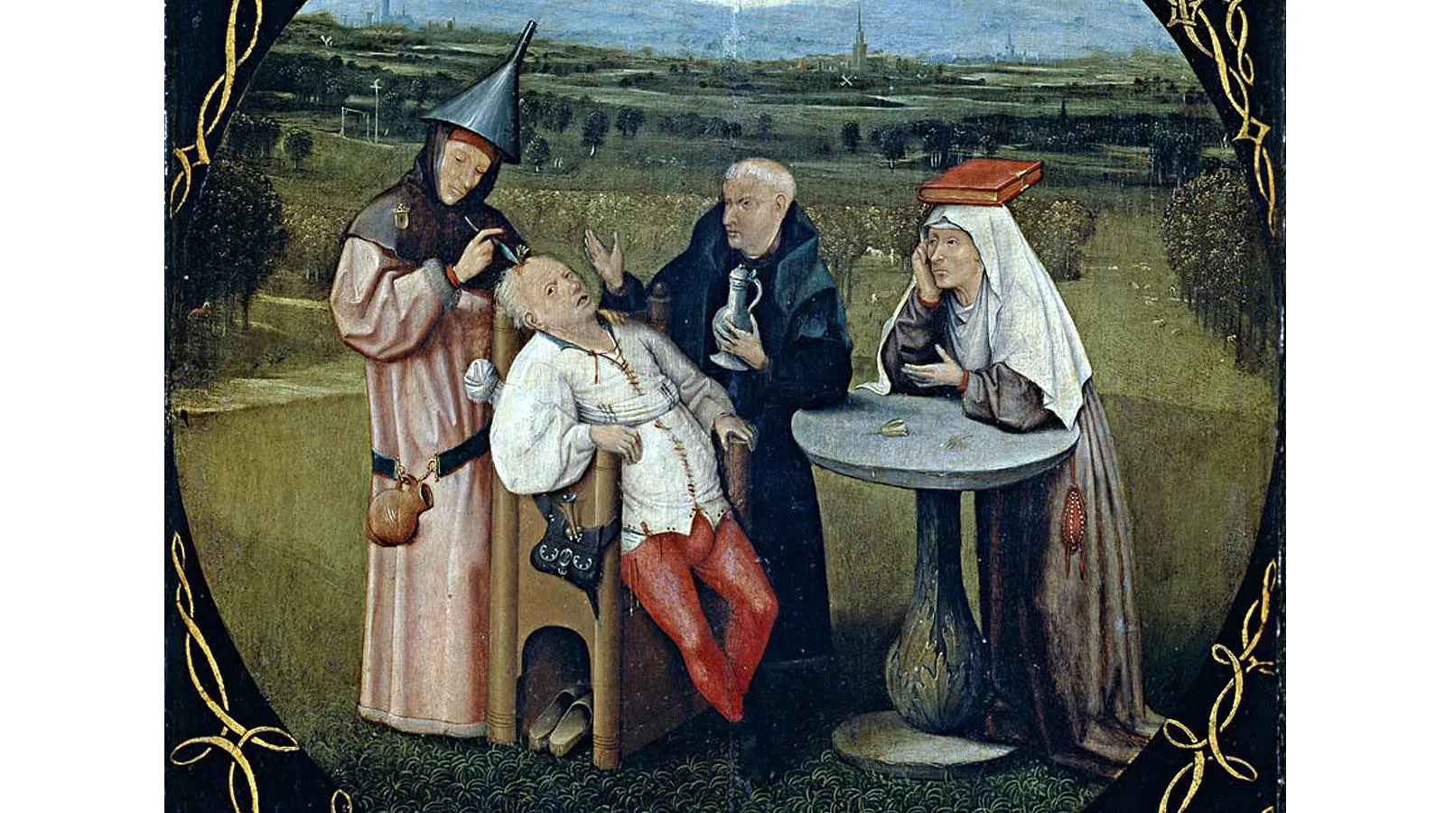 «Извлечение камня глупости», Иероним Босх