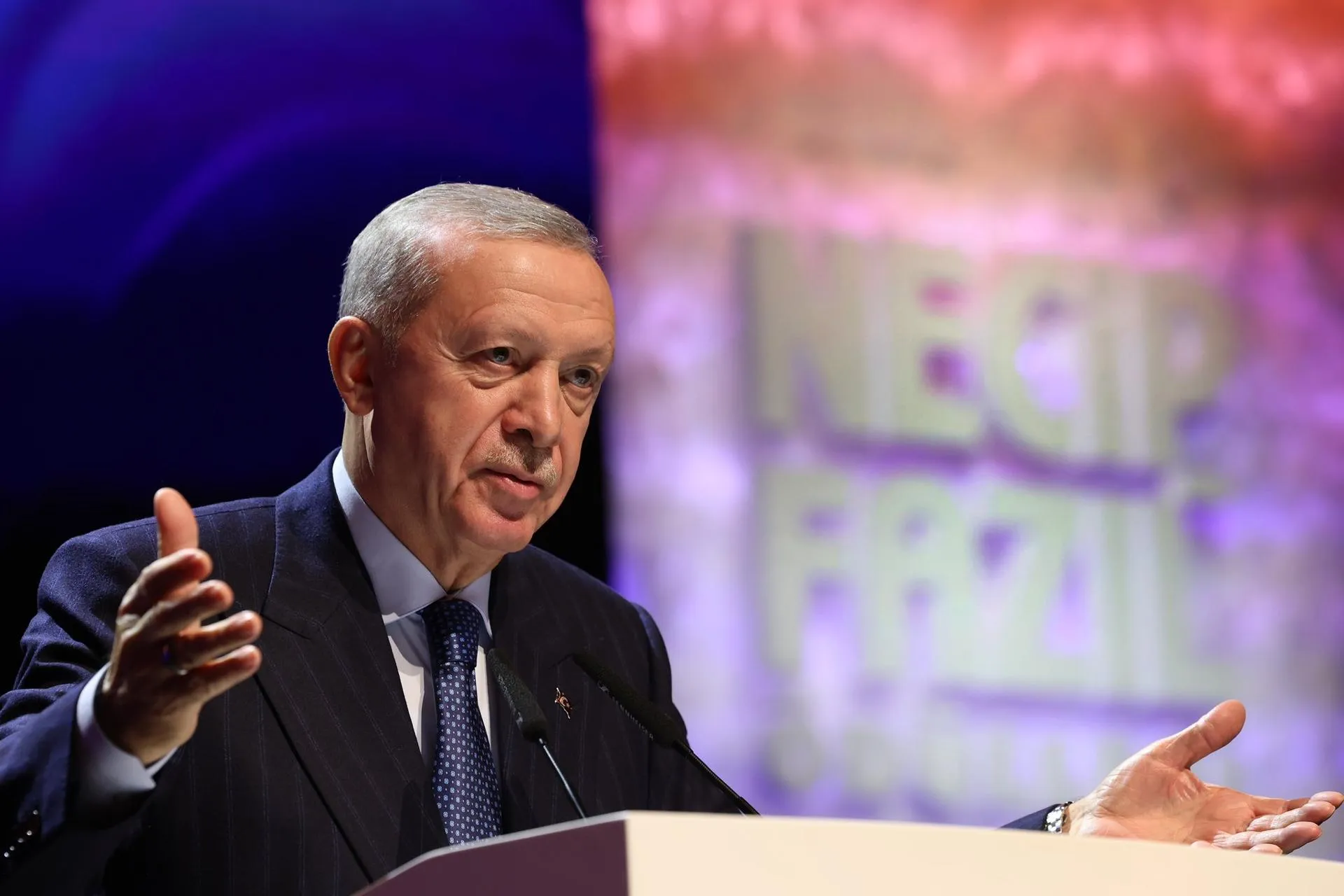 Президент Турции Реджеп Тайип Эрдоган. Turkish Presidency/Keystone Press Agency