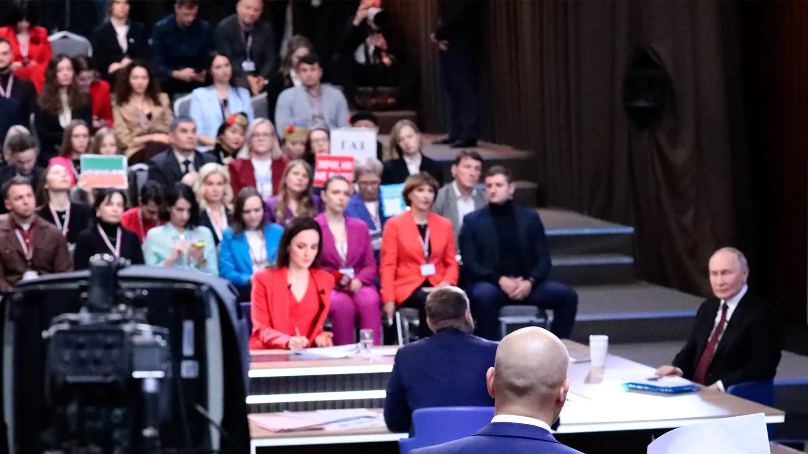Пресс-конференция и прямая линия президента России Владимира Путина, 19 декабря 2024 года. Roman Naumov