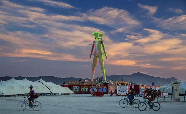 Символ фестиваля Burning Man, 2015 год.