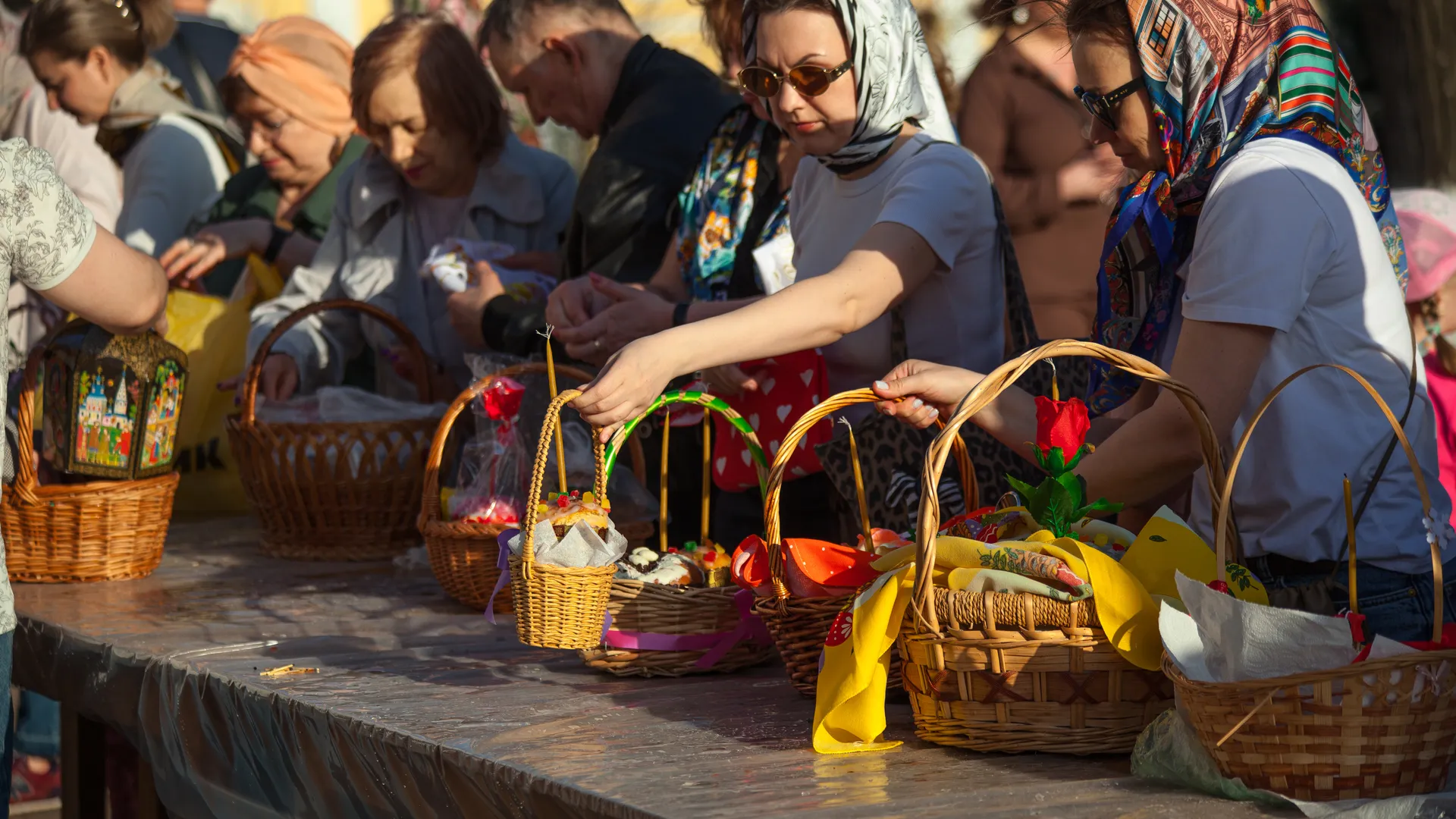 Пасха в Николо-Угрешском монастыре города Дзержинский
