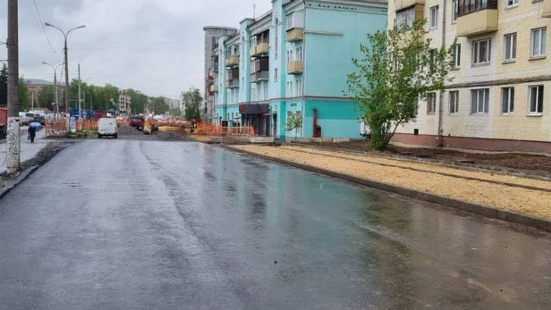 В Люберцах приступили к устройству пешеходной зоны на Октябрьском проспекте