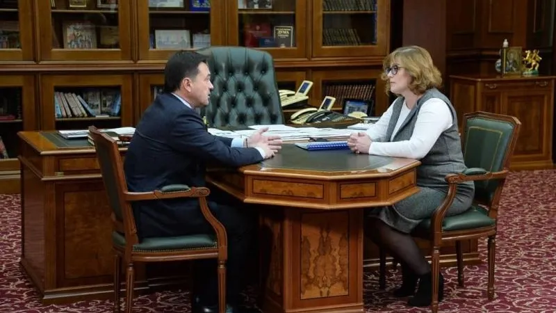 Врио главы Краснознаменска рассказала губернатору о планах по развитию муниципалитета