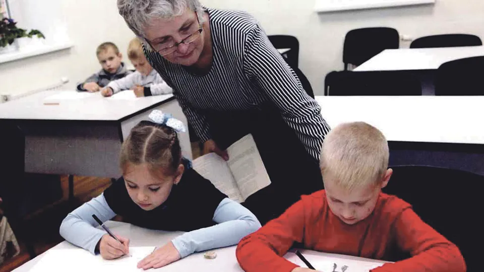 Учитель воскресной школы села Царево Евгения Глодева. Фото: личный архив Нины Козловой
