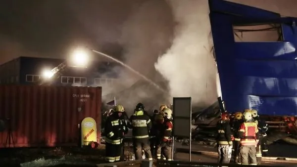 На складе в Сергиево-Посадском округе произошел пожар