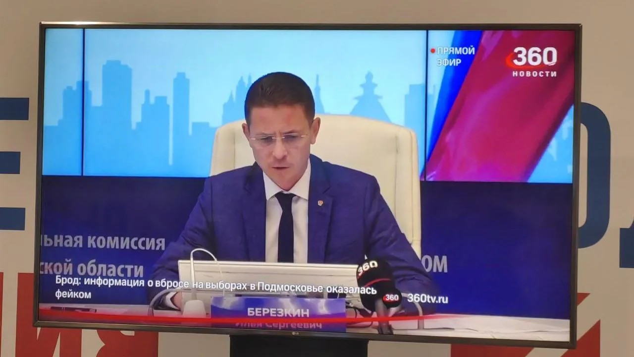 Илья Березкин: явка на выборах в Подмосковье на 15:00 составила 33,3%