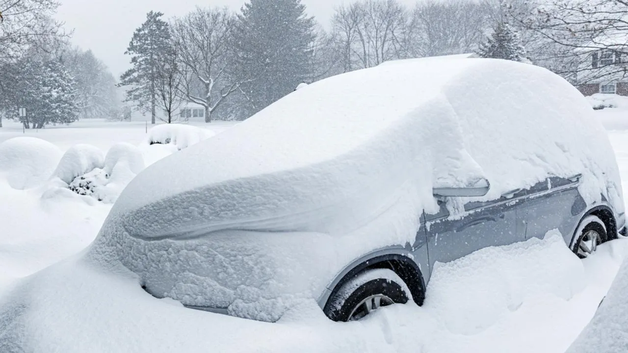 Сугроб на колесах: автомобиль-снеговик насмешил водителей Подмосковья, но не впечатлил юристов