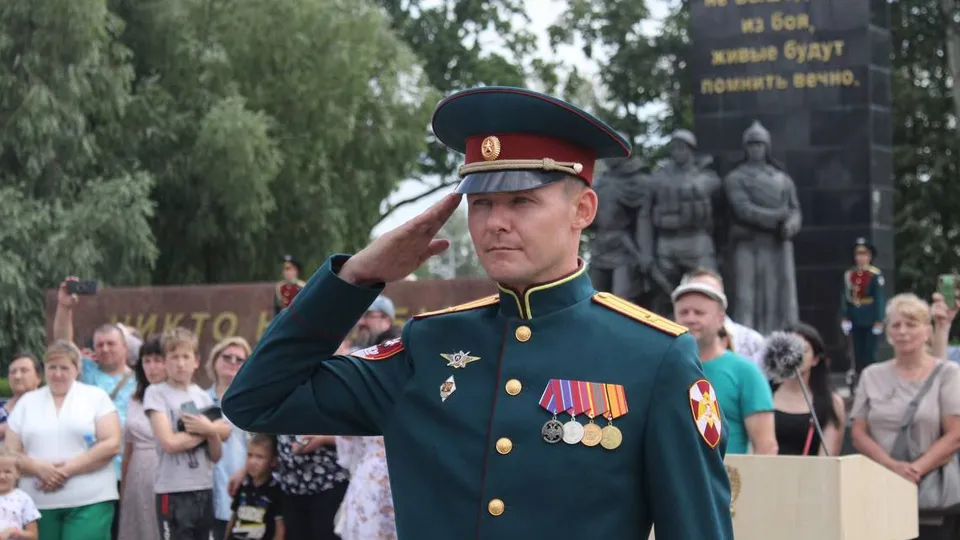 Сергей Краюшин в звании майора. Фото: администрация г.о. Реутов