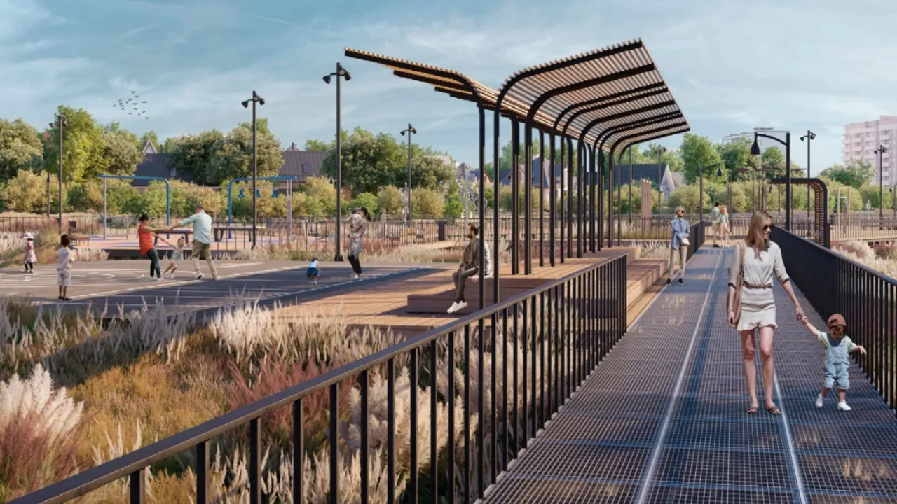 В августе завершатся основные работы по благоустройству набережной «Северные пруды» в Сергиево-Посадском округе