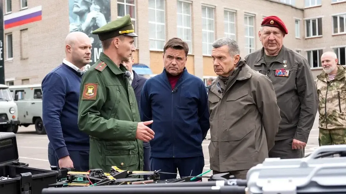 Андрей Воробьев и Владимир Соловьев в центре «Витязь» в Балашихе