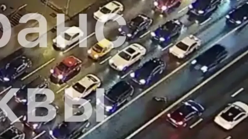 Скриншот видео момента происшествия