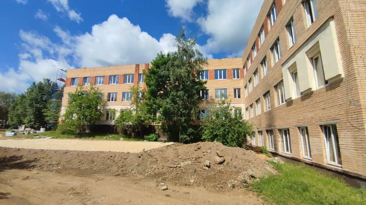 Капитальный ремонт в девятой школе Наро-Фоминска завершен почти наполовину