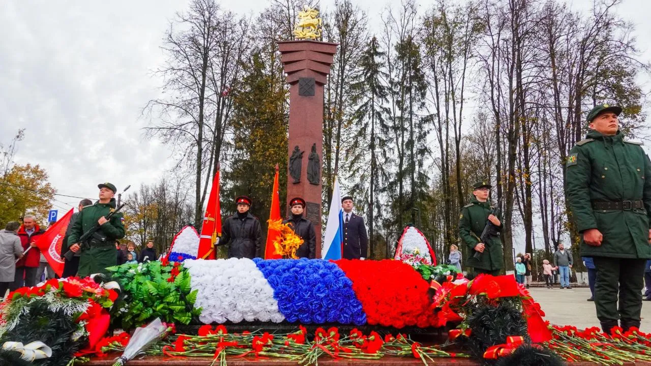 Торжественное открытие мемориала «Аллея Славы» состоялось в поселке Тучково