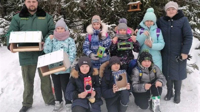 Экологический проект «Кормушка для птиц своими руками» состоялся для школьников в Воскресенске