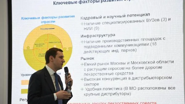 В Подмосковье стали производить больше лекарств - Буцаев