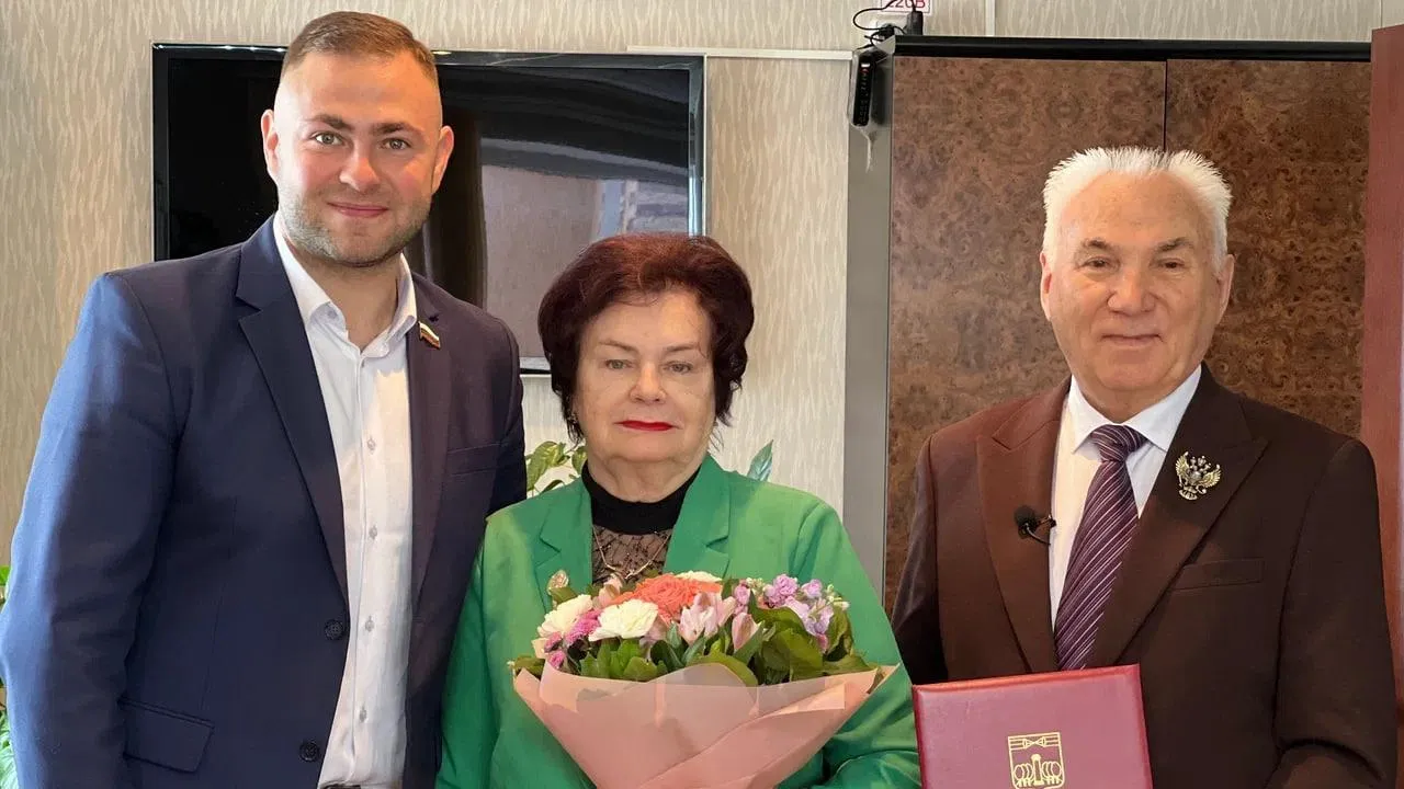 В Красногорске поздравили семейную пару с 55-летием совместной жизни