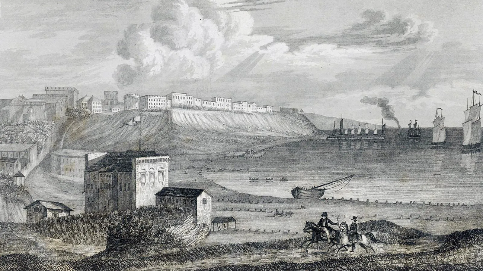 Вид на Одессу, 1840 год