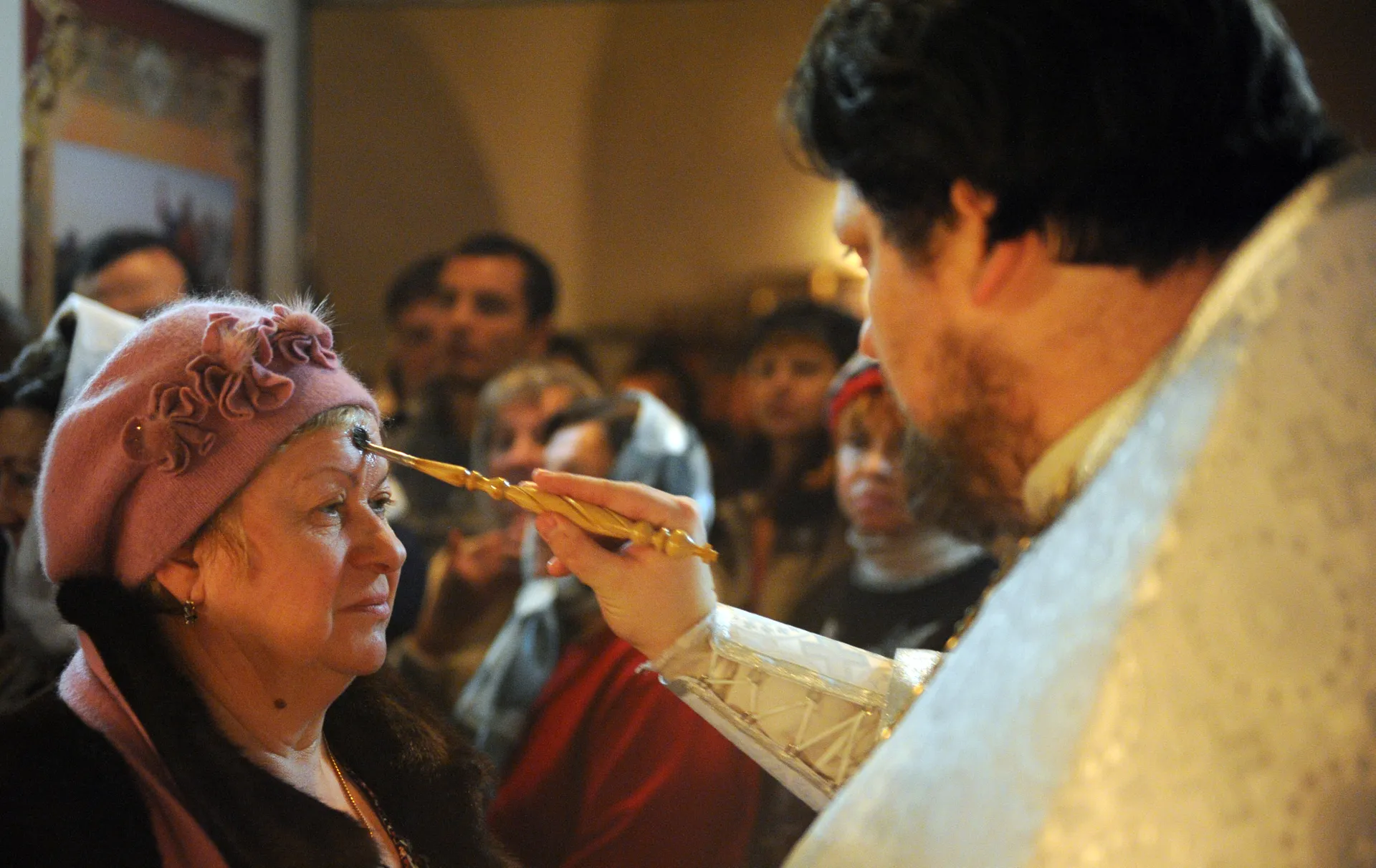 Рождественское богослужение в деревне Варварино