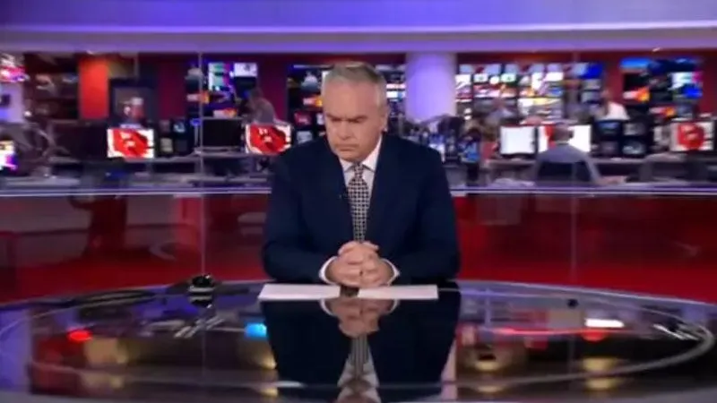 Ведущий вечерних новостей на телеканале «Би-би-си» промолчал весь выпуск