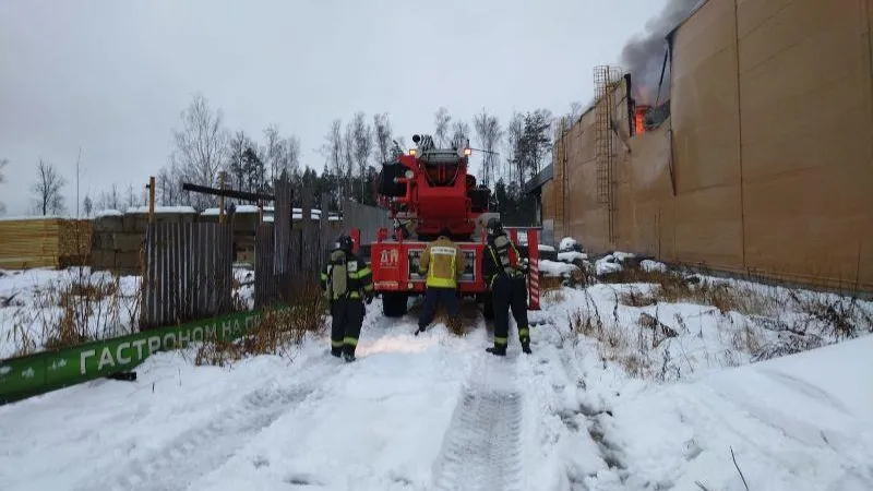 По факту пожара в ТЦ «СтройПарк» в Балашихе возбуждено уголовное дело