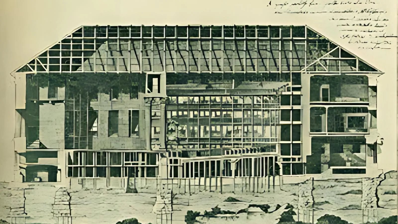 План постройки Петровского театра