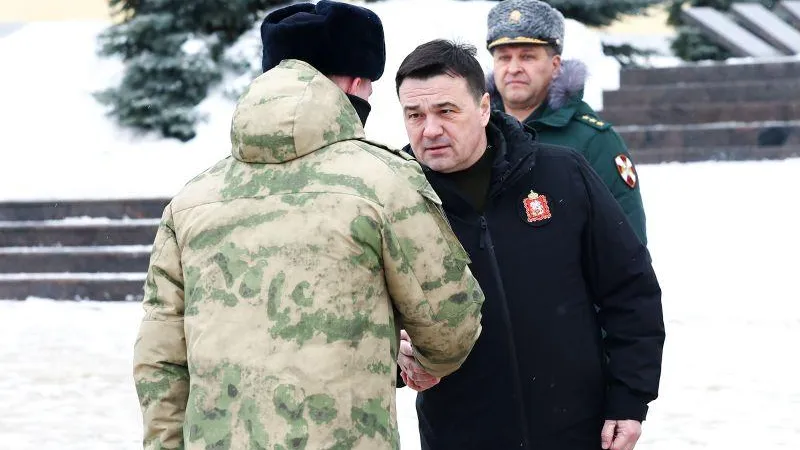 Губернатор Подмосковья наградил военнослужащих Софринской бригады, принимавших участие в СВО