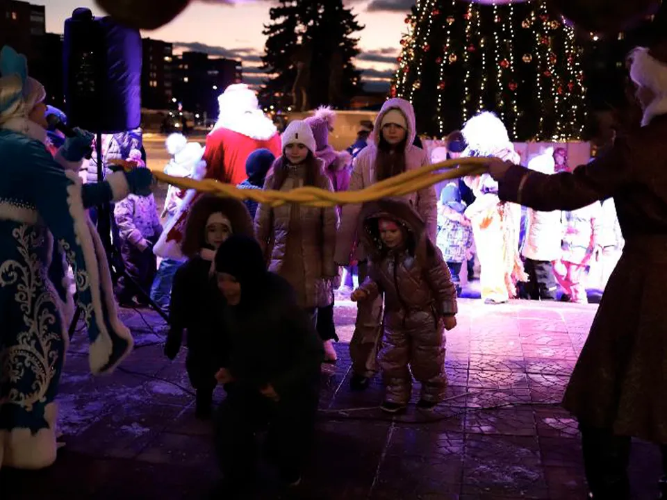 Конкурс для маленьких гостей на новогодней елке в Черноголовке.&nbsp;Фото: МУК КДЦ «Гамма»