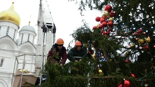 Стало известно, когда уберут главную новогоднюю ель страны