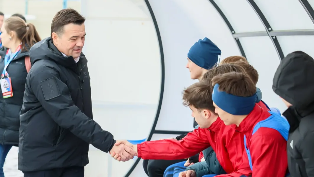 Губернатор Андрей Воробьев на стадионе "Авангард (Константин Семенец)
