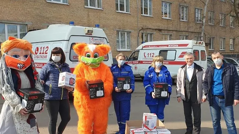 В Воскресенске врачи скорой помощи в благодарность за работу получили бытовую технику