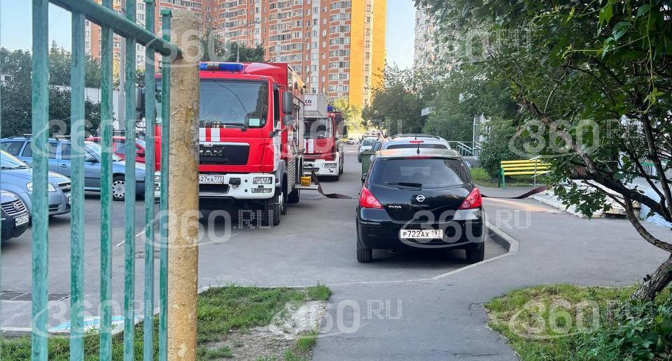 Квартира загорелась в многоэтажке в Люблине