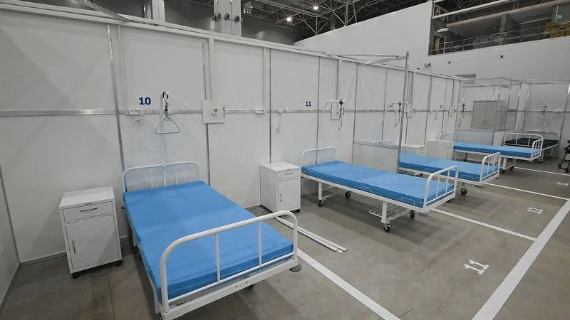 Временный ковидный госпиталь Минобороны развернули в Кубинке